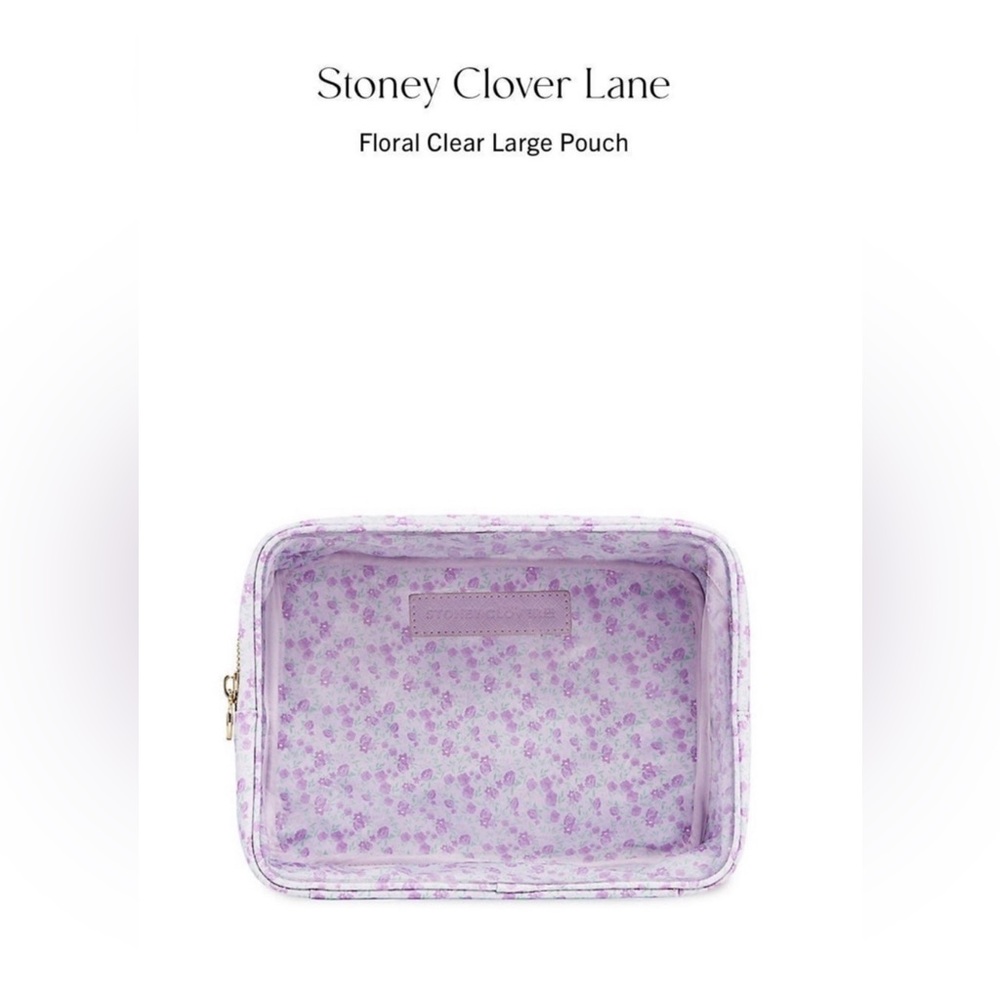 Stoney Clover Lane Hello Spring Wildflower Large pouch